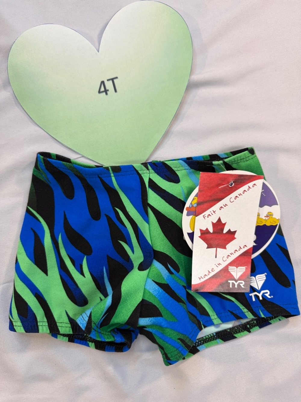 TYR - NWT - swim trunks. Size 4